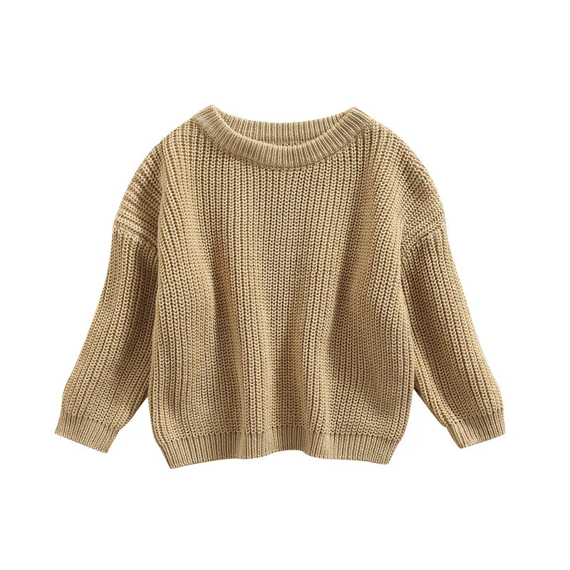 Cozy Spring Knitted Tops for Kids 3M-5Y