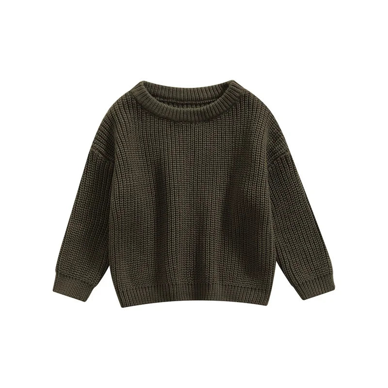 Cozy Spring Knitted Tops for Kids 3M-5Y